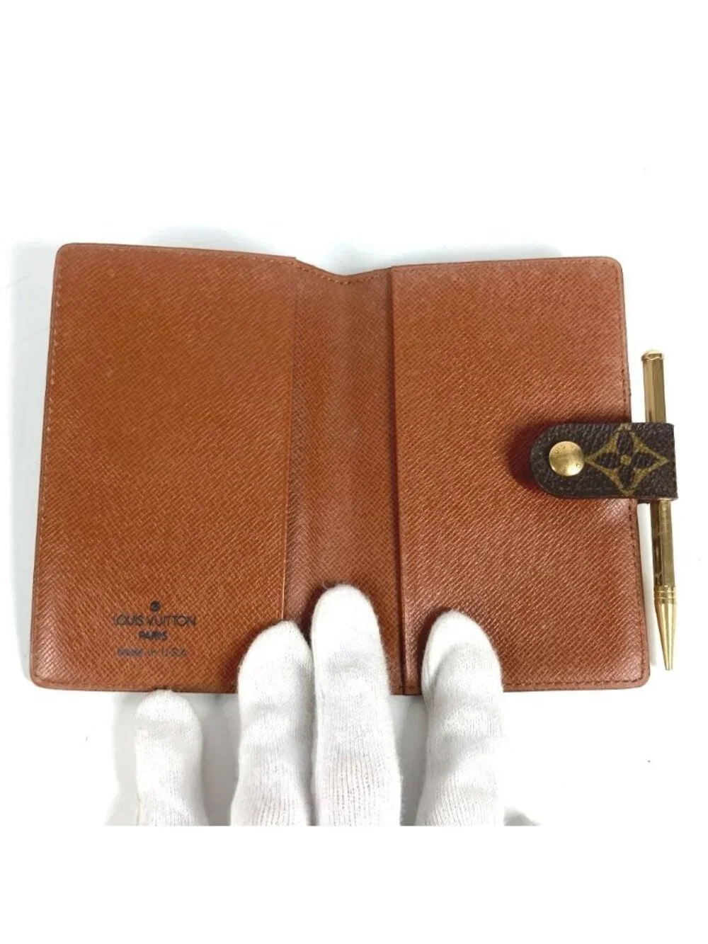 Louis Vuitton Notebook Cover Agenda Mini Monogram Canvas Brown
